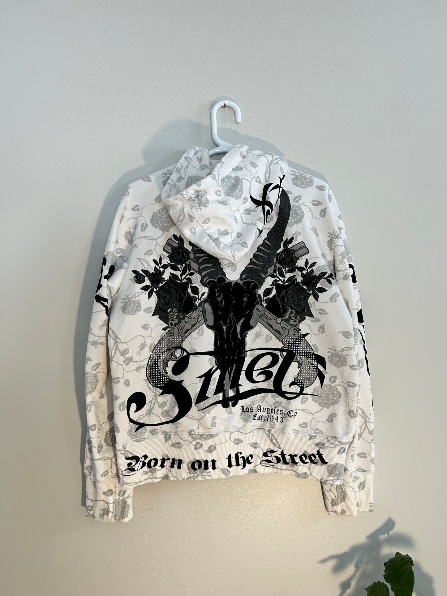 Vintage Y2K Smet Rhinestone Hoodie (L)