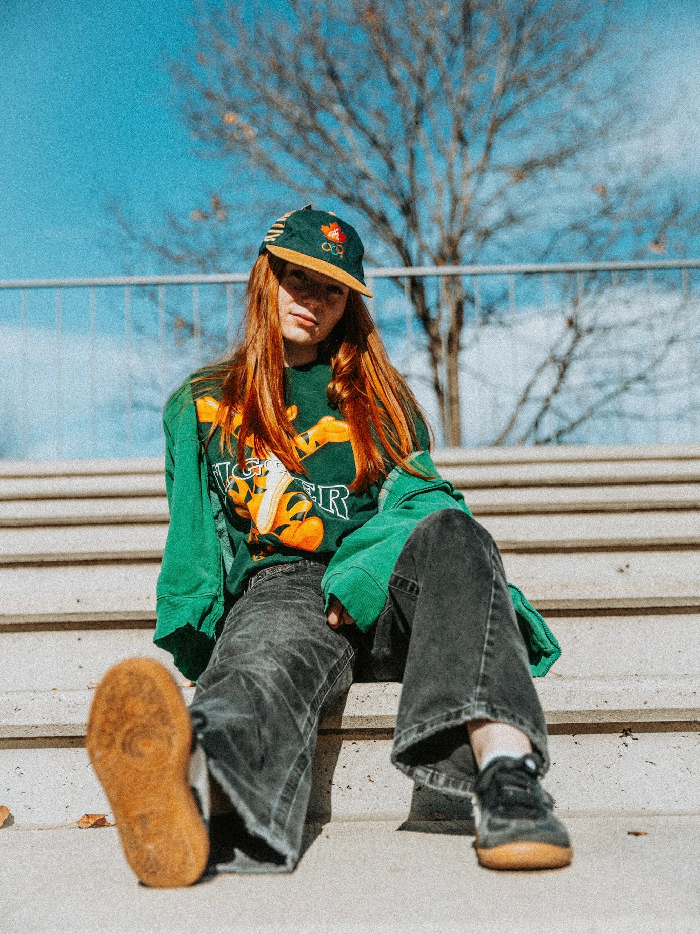 Vintage Green Tigger Disneyland Tee (L)