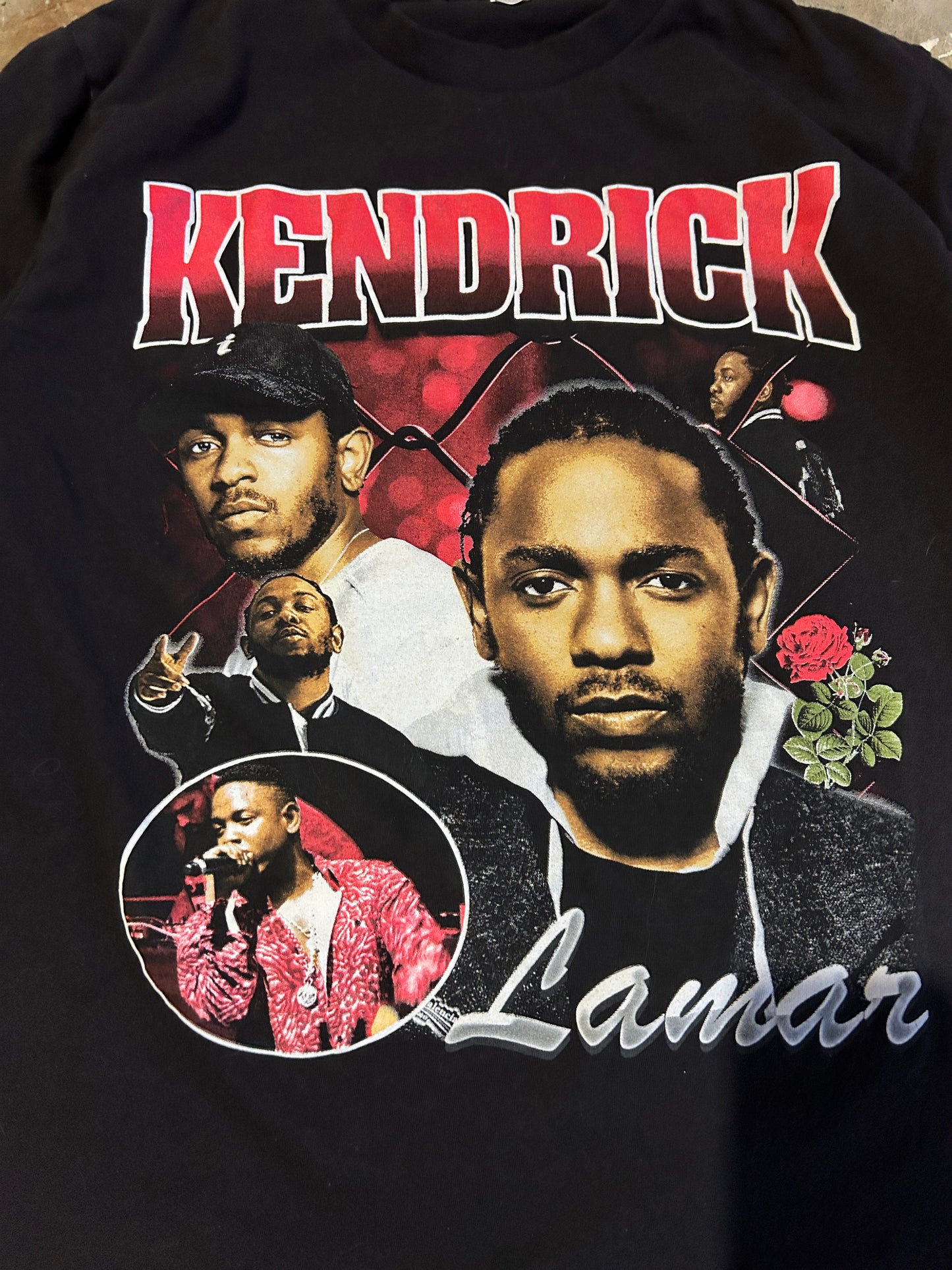 Kendrick Lamar Rose Rap Tee (M)