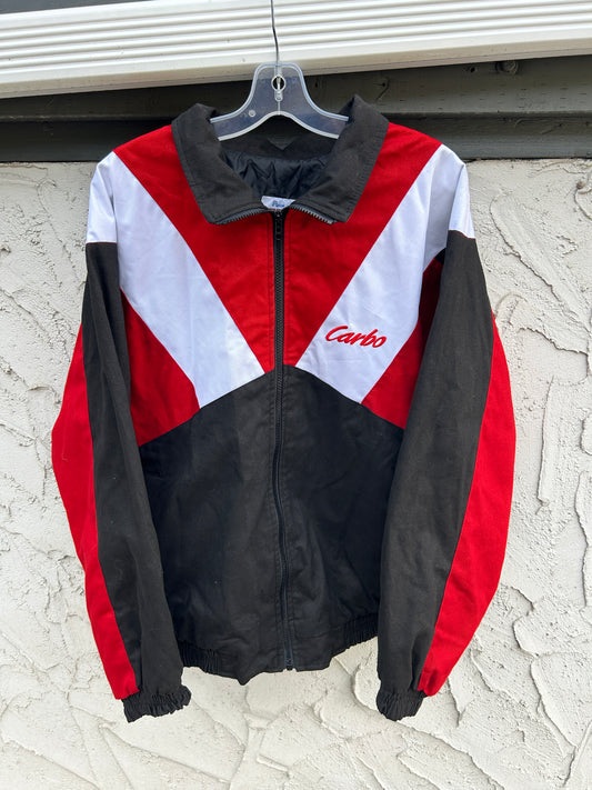 Vintage 90’s Carbo Colour Blocking Bomber Jacket (XL)