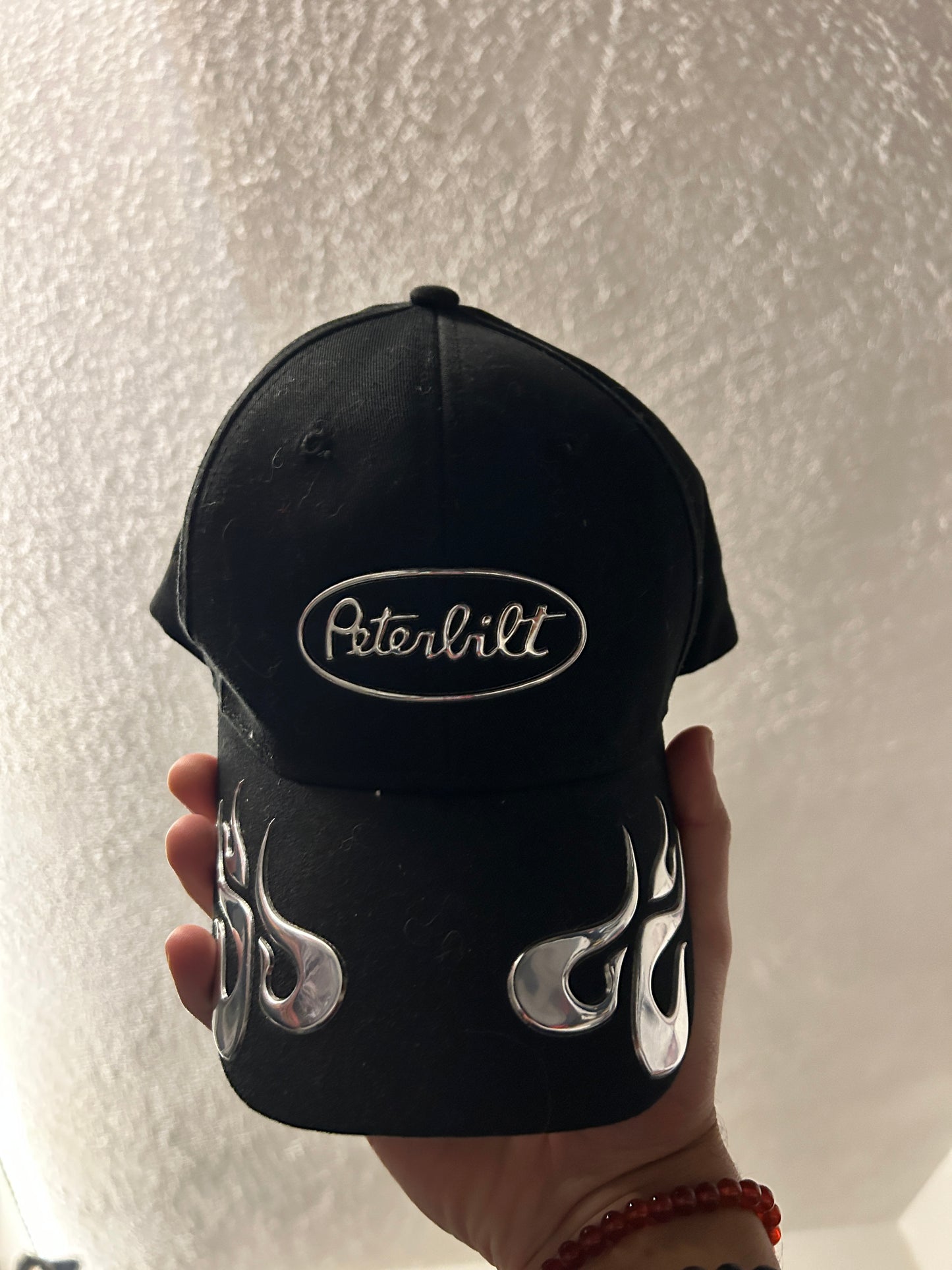 Peterbilt Metallic Flames Adjustable Hat