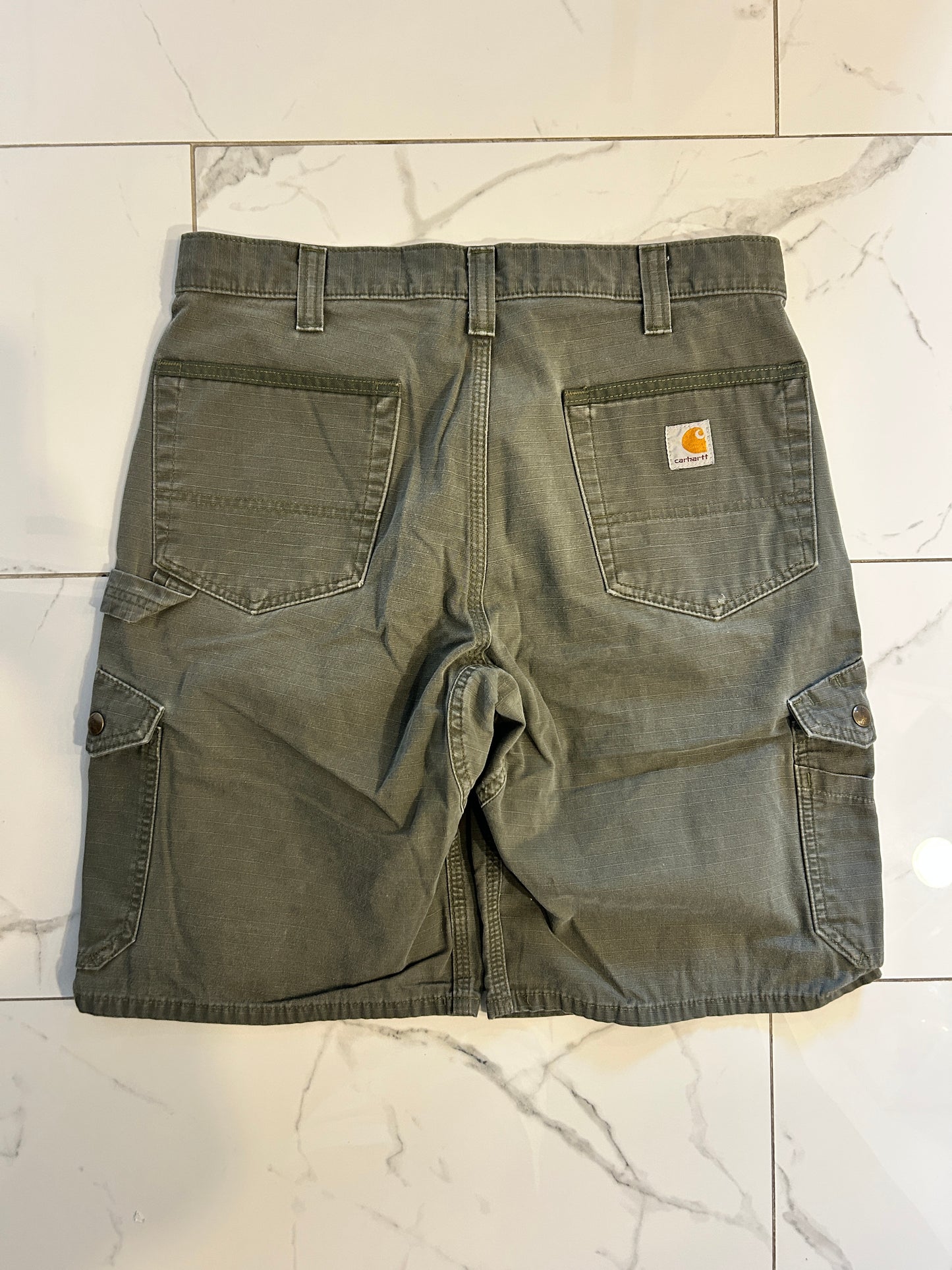 Green Carhartt Cargo Shorts (32W)