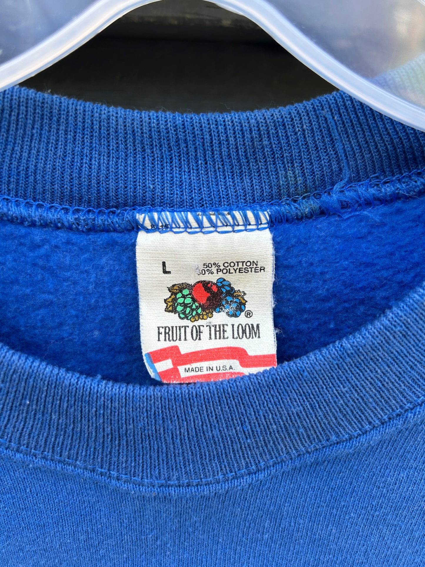 Vintage 1989 Quebec Nordiques Trench Crewneck (L)