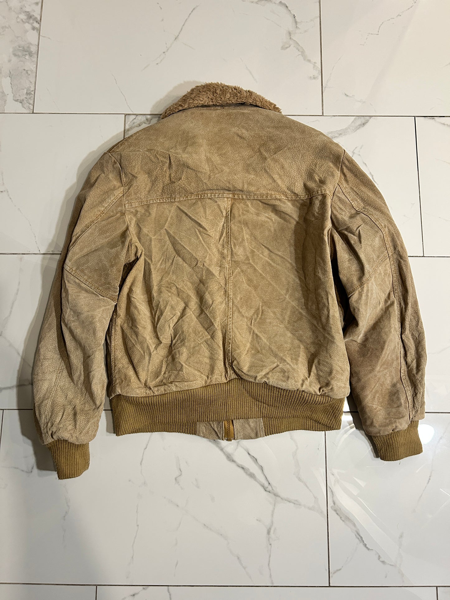 Vintage House of Peerless Tan Fur Coat (S)
