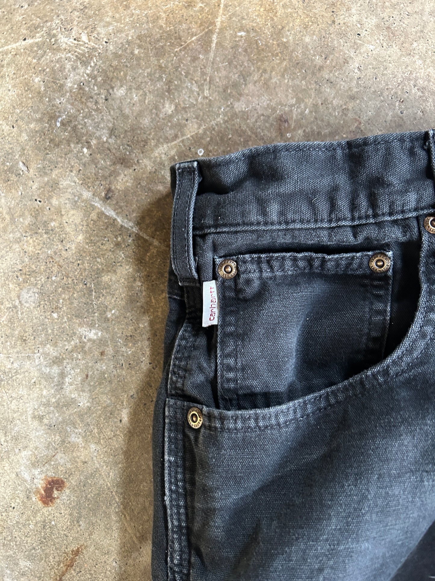 Black Carhartt Loose Fit Pants (32x30)