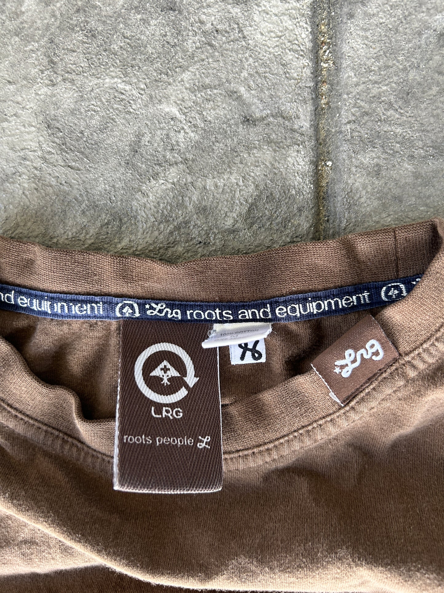 Brown Y2K LRG Tee (M)