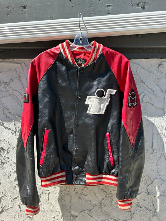 Vintage 90’s Hockey Varsity Jacket (M)