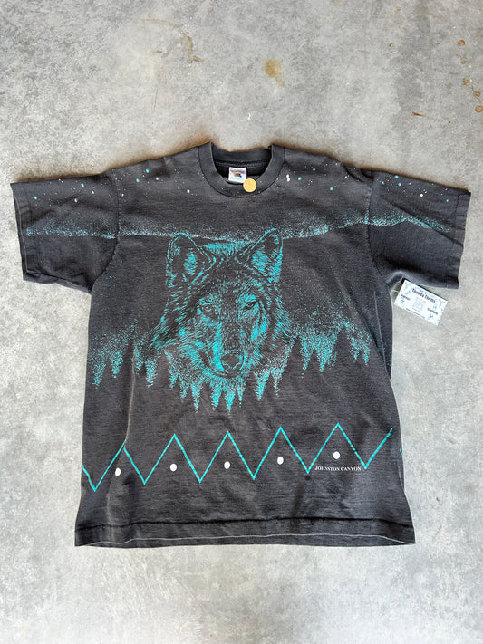 Vintage Johnston Canyon Wolf Treeline Tee (XL)