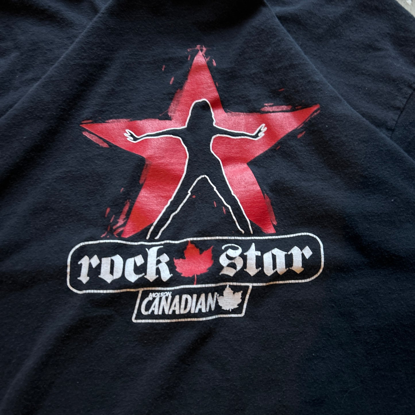 Y2K Style Molson Canadian Rock Star Tee (L)