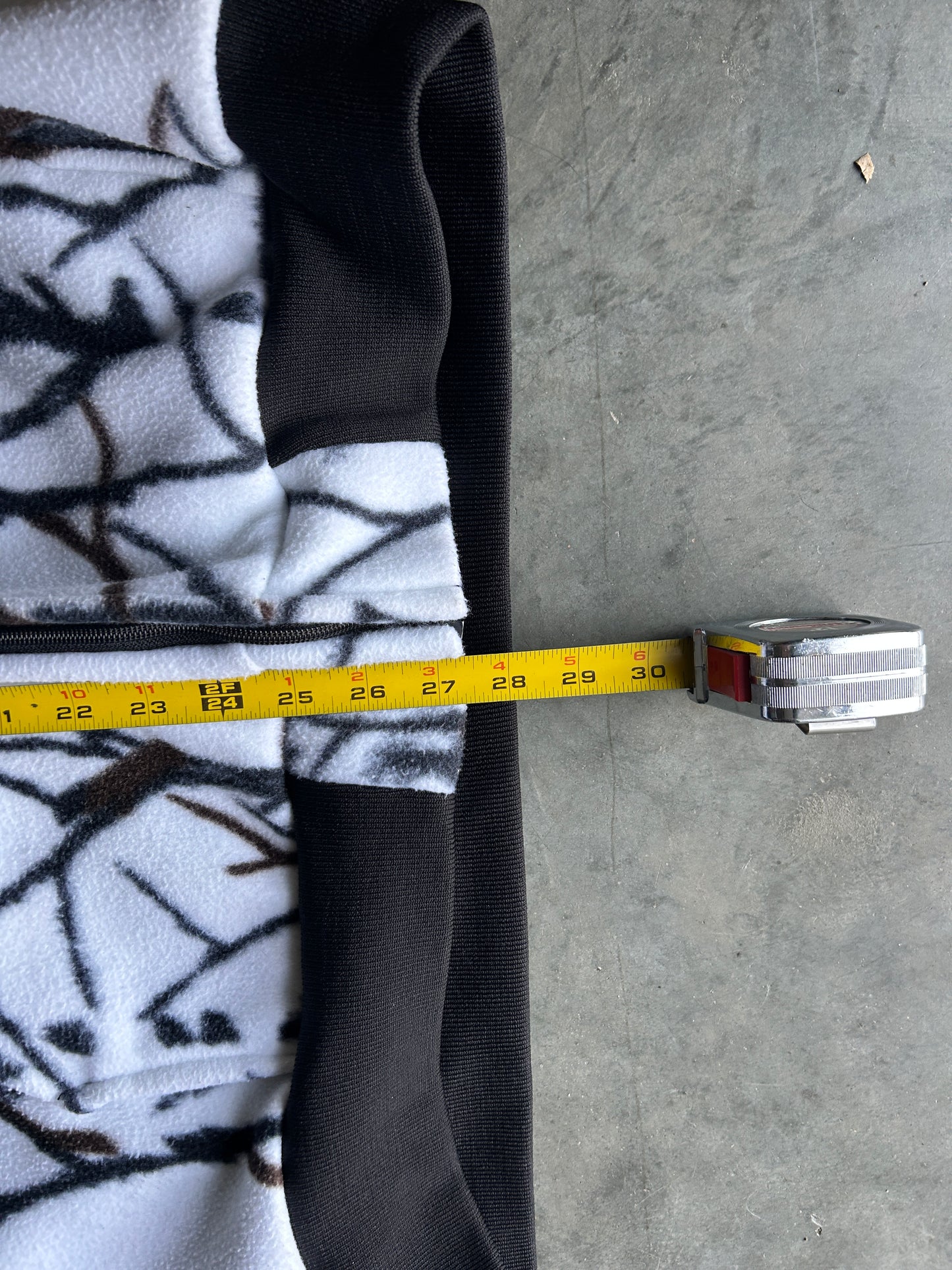 Vintage Savana Winterland Camo Fleece Zip Hoodie (XL)