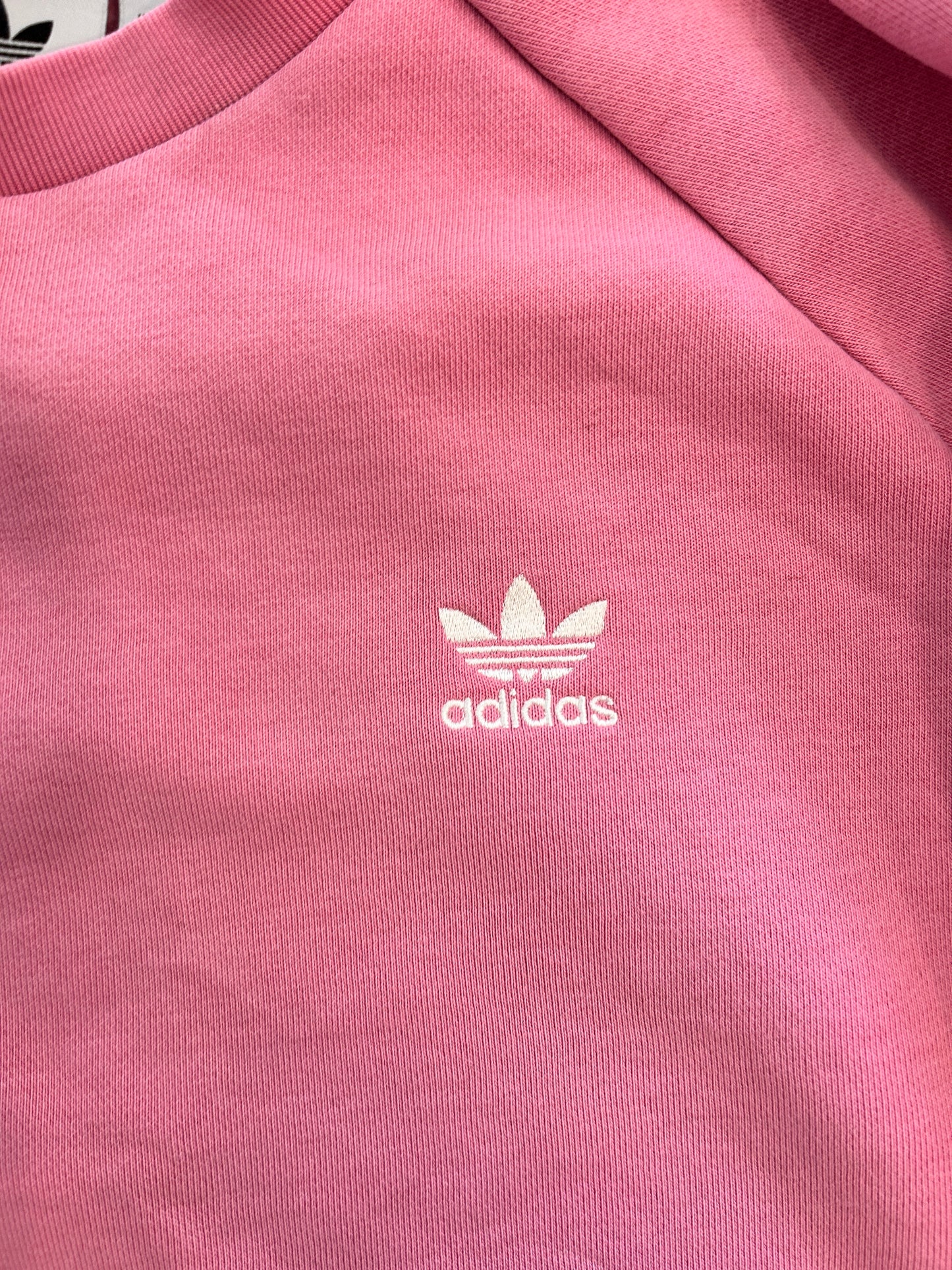 Pink Modern Adidas Crewneck (L)