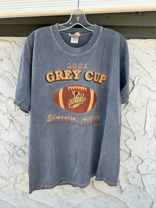 Vintage Faded 2002 Edmonton Grey Cup Tee (L)