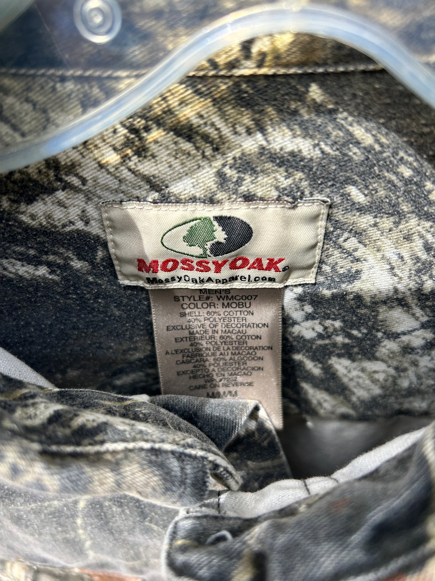 Mossy Oak Real Tree Camo Button Up (M)