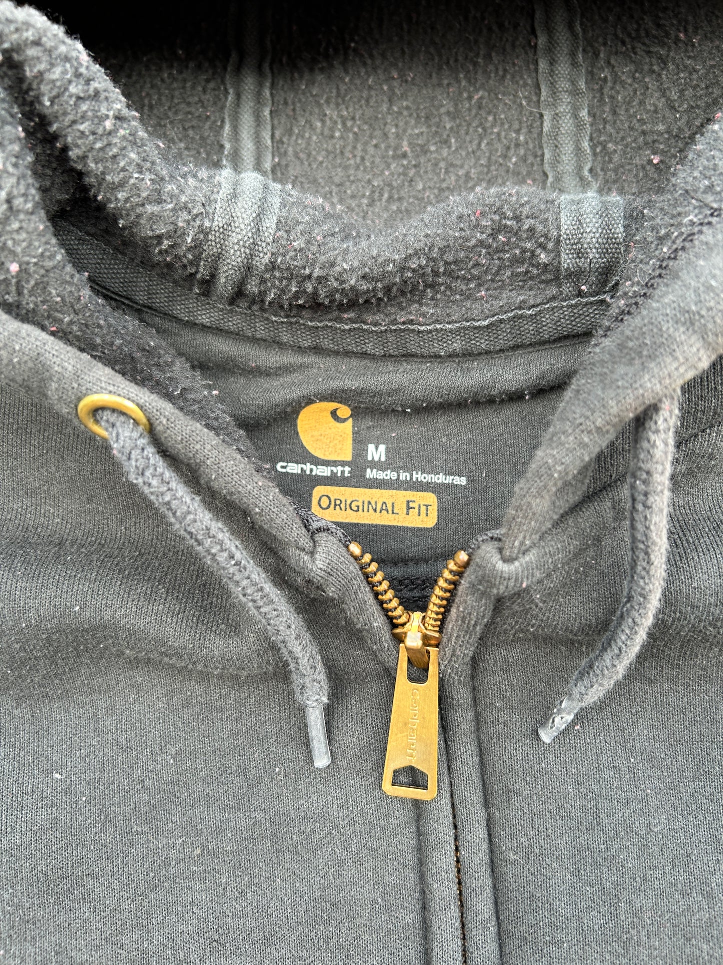 Black Carhartt Zip Hoodie (M)
