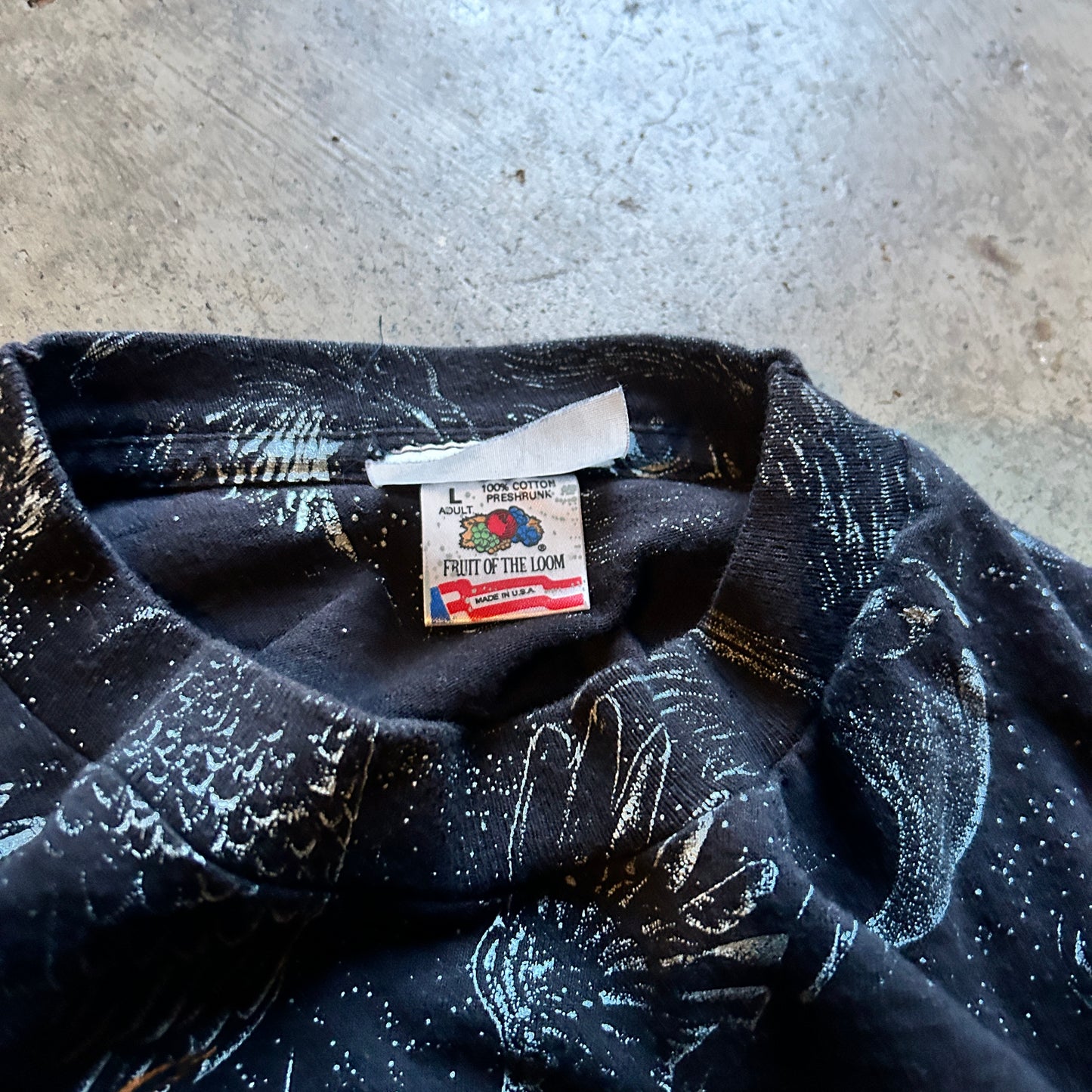 Vintage 1991 Eagle AOP Tee (L)