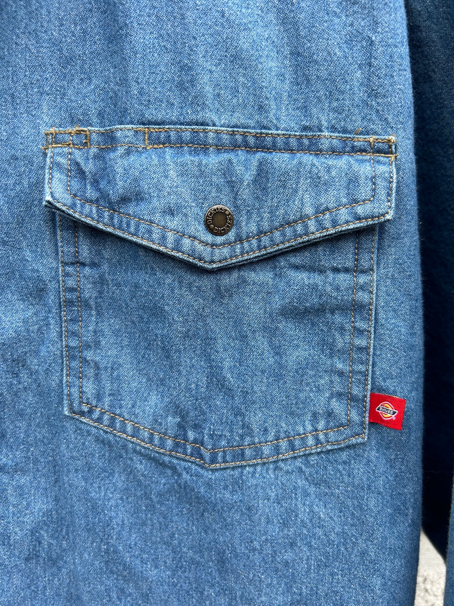 Vintage Dickies Denim Shirt (L)
