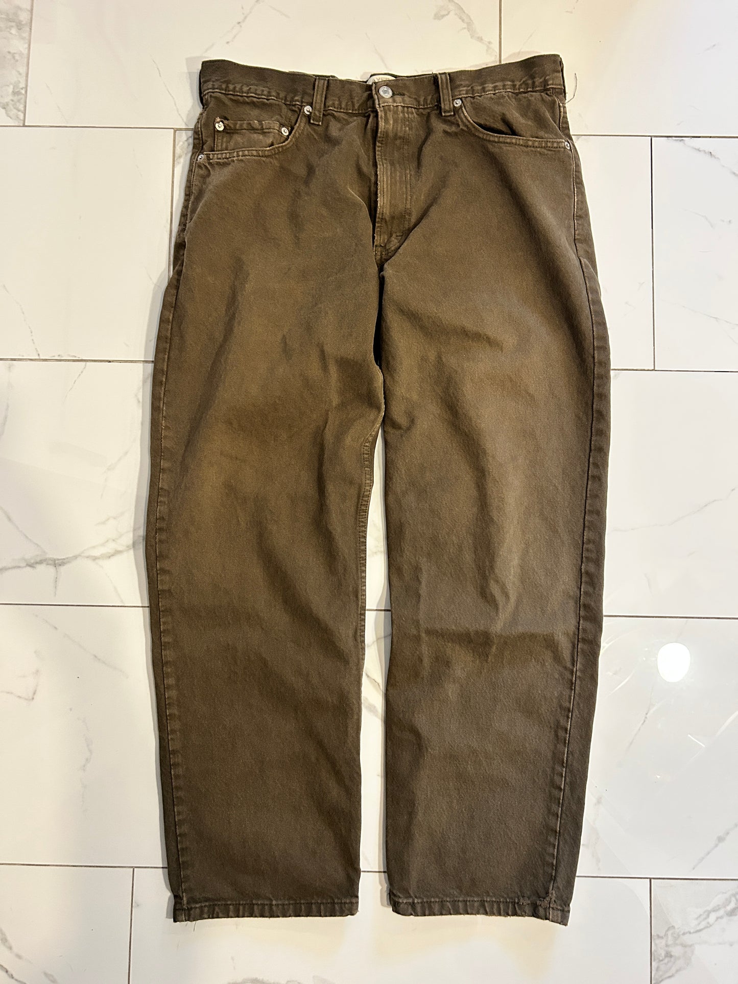 Green Levi’s 550s (36x30)