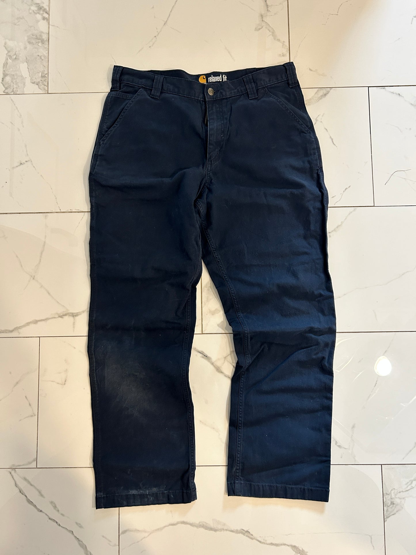 Navy Carhartt Dungarees (36x32)