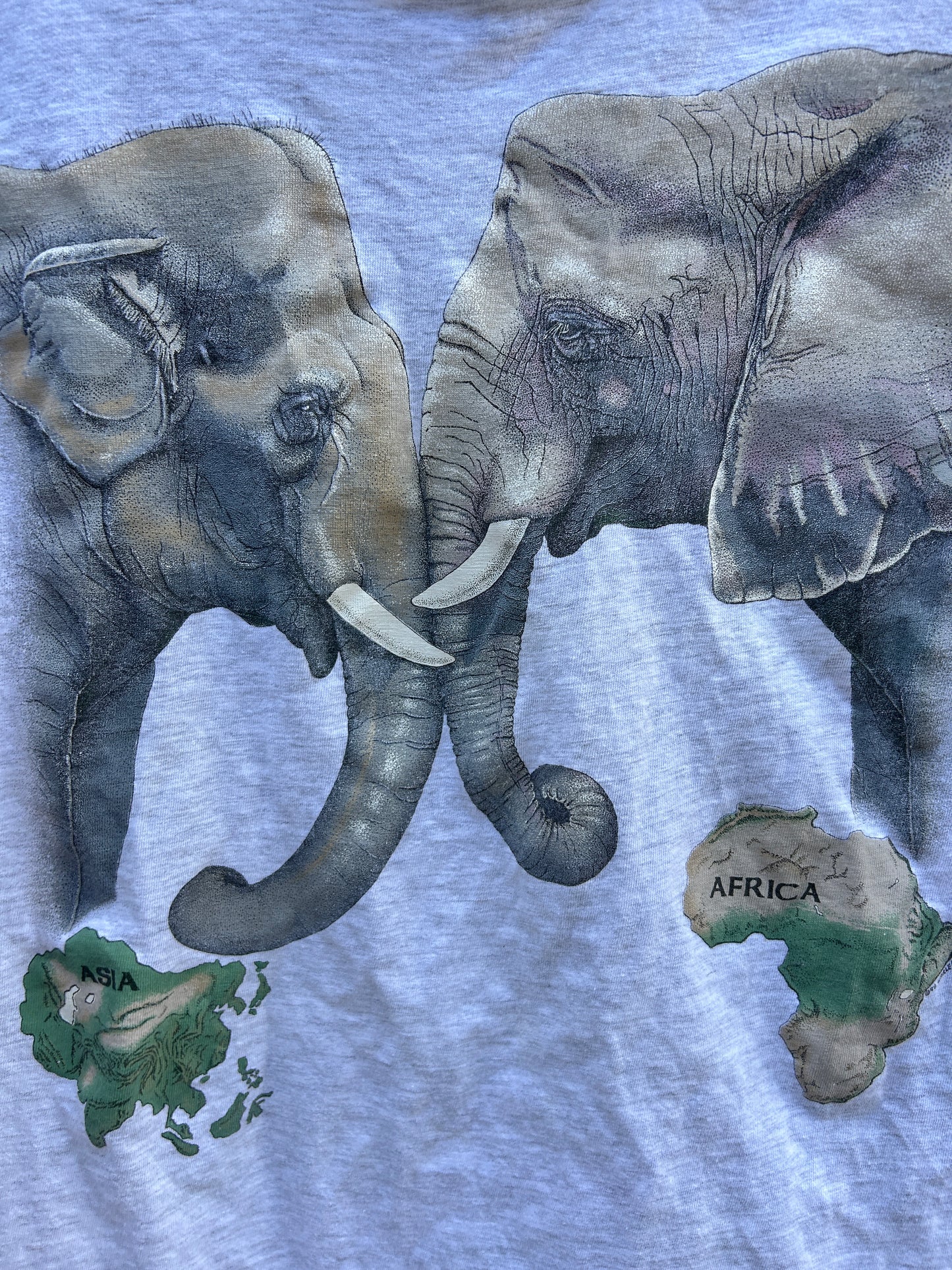 Vintage 1992 Double Sided Elephant Tee (XL)