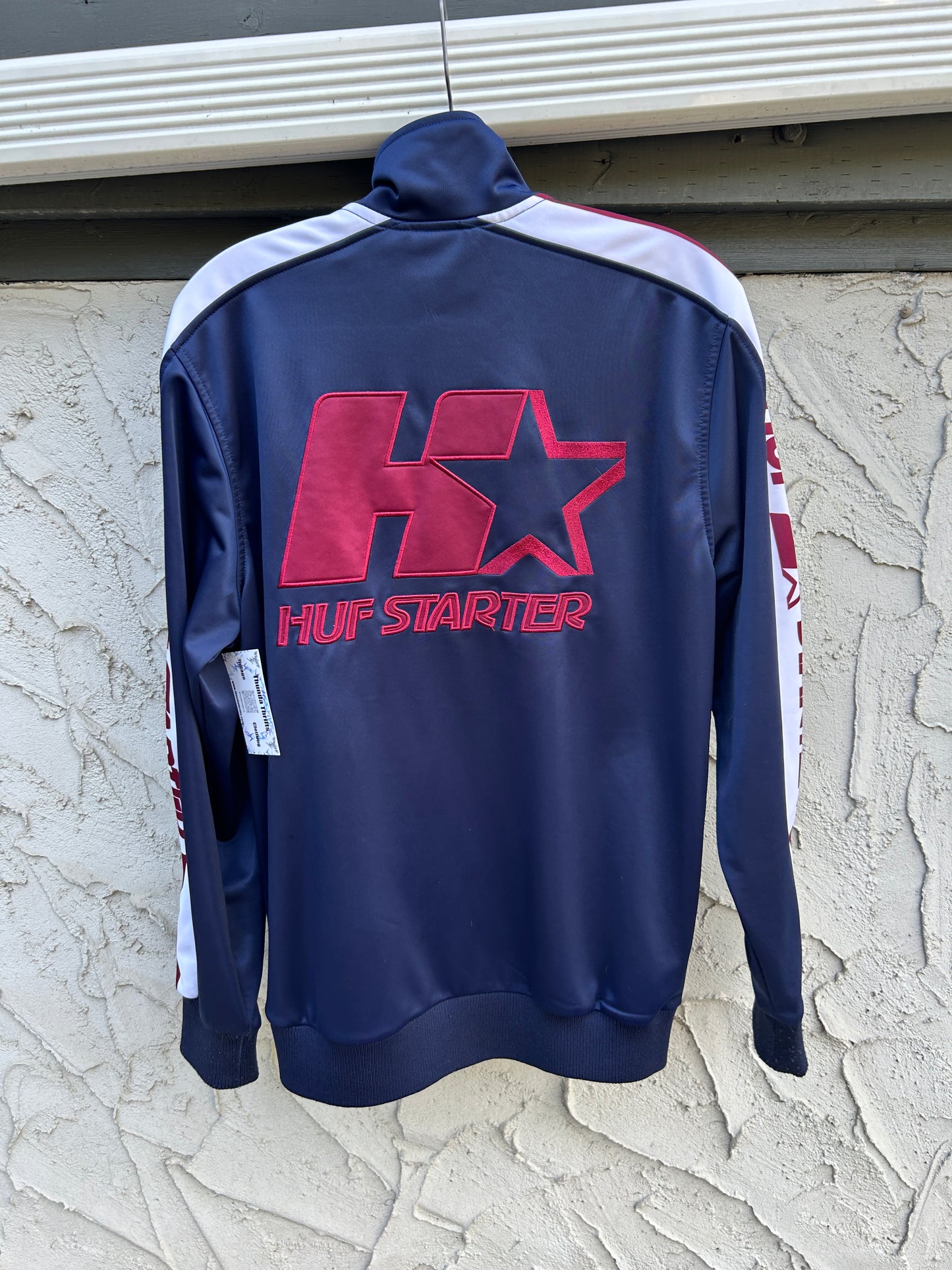 Huf Starter Navy Track Zip Jacket (M)