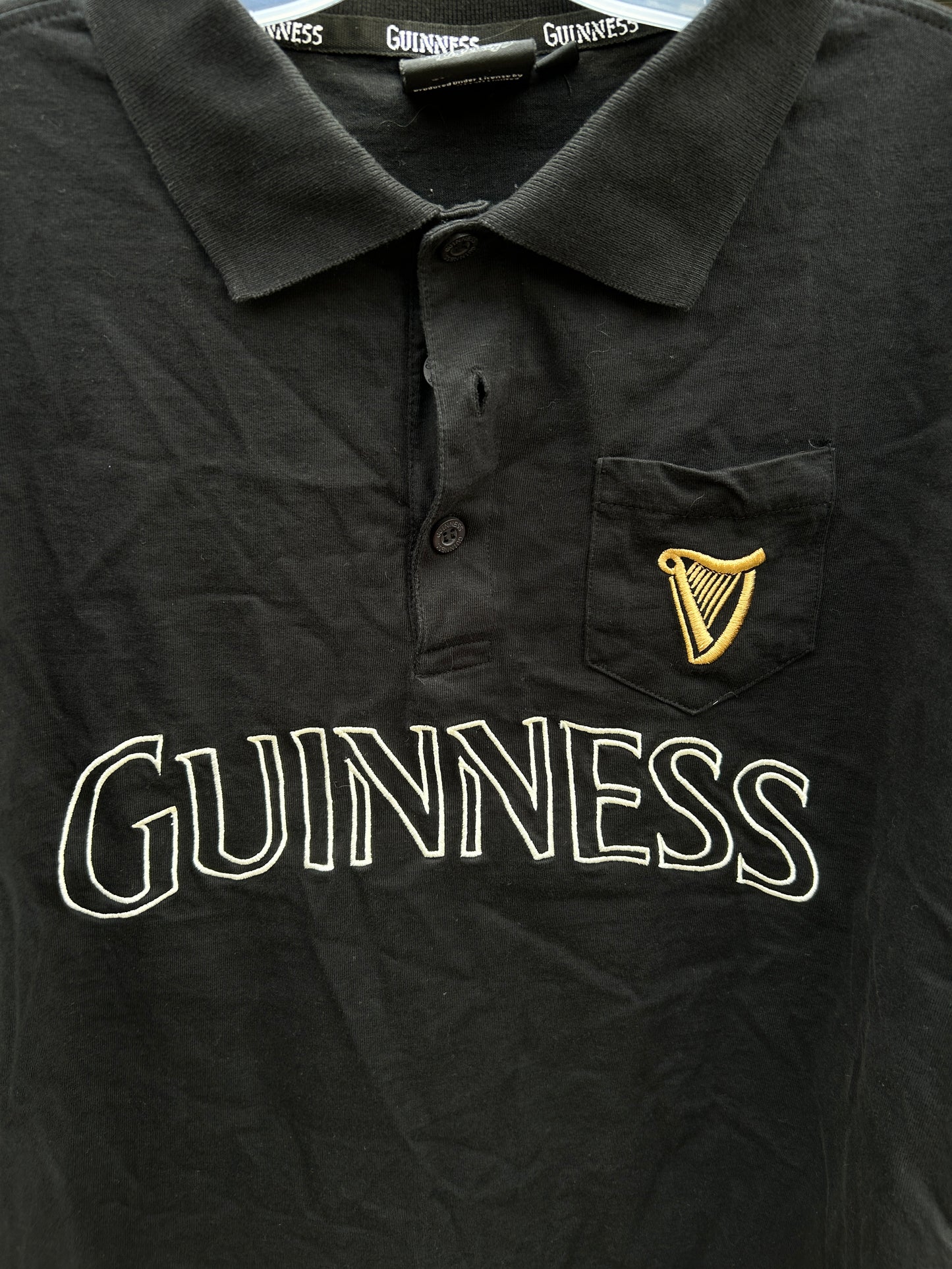Black Guinness Polo Shirt (XL)