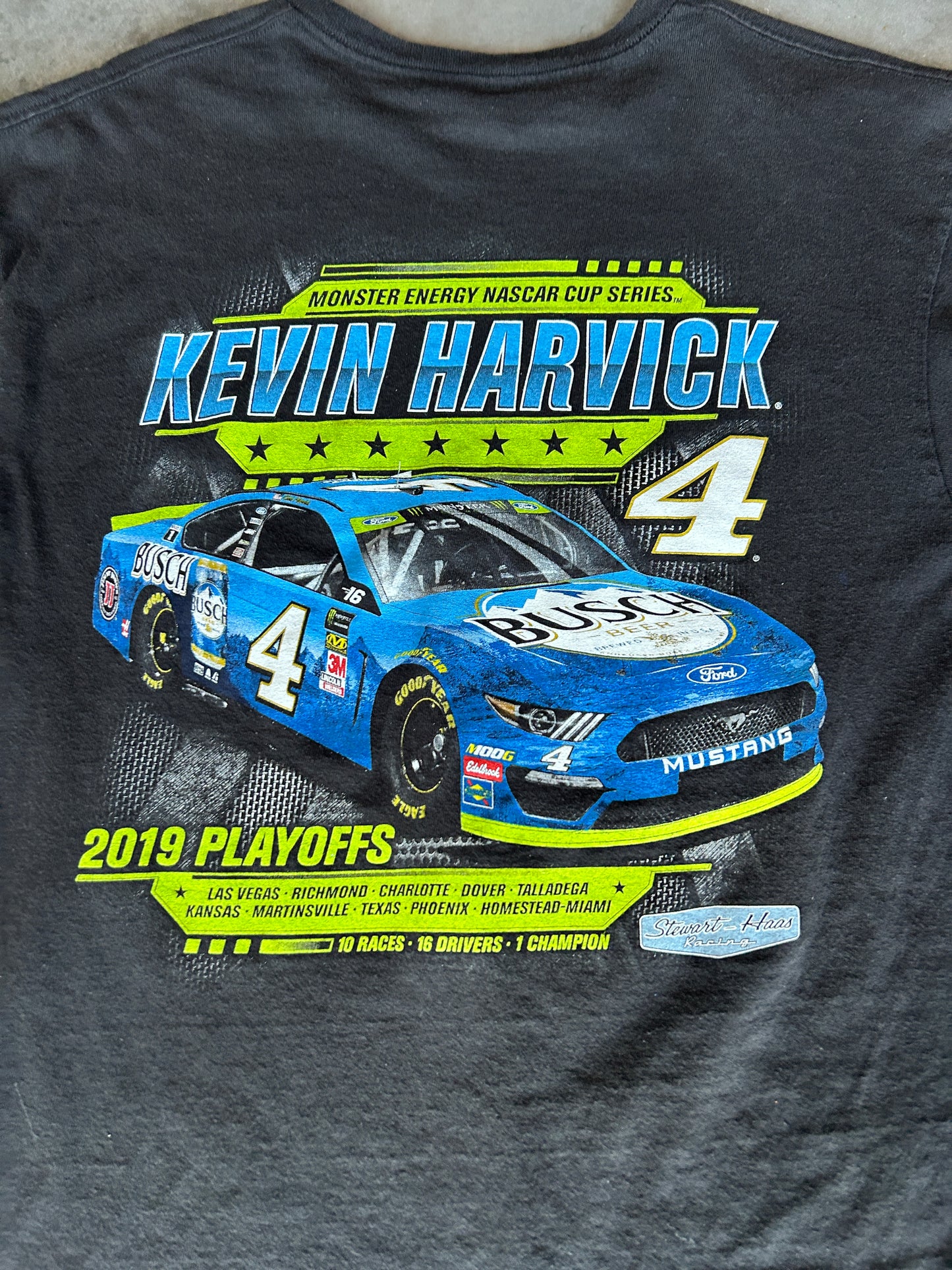 2019 Kevin Harvick Monster Nascar Tee (L)