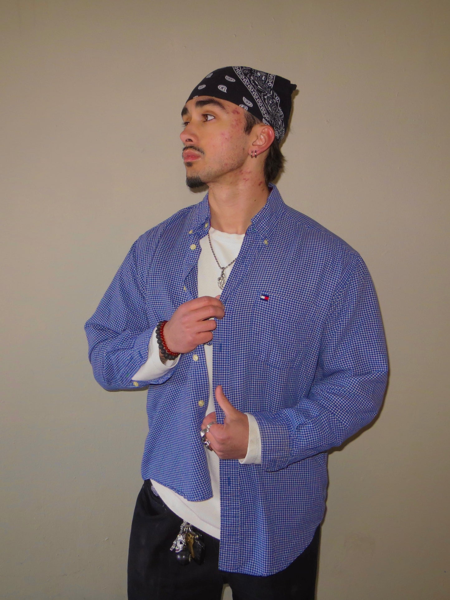 Vintage Tommy Hilfiger Button Up Shirt (L)