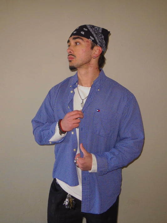 Vintage Tommy Hilfiger Button Up Shirt (L)