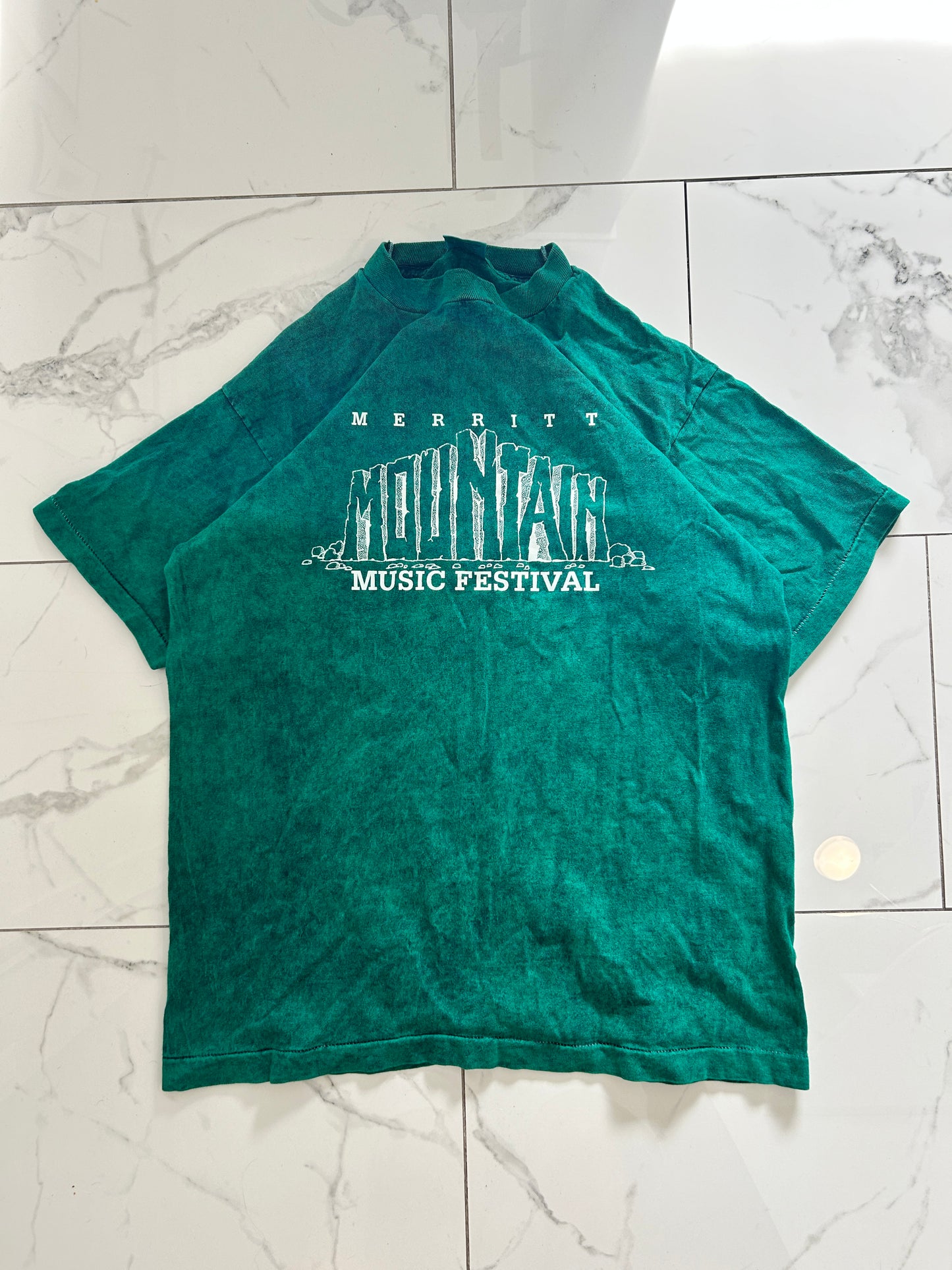 Vintage Single Stitch Merritt Mountain Music Festival Tee (L)