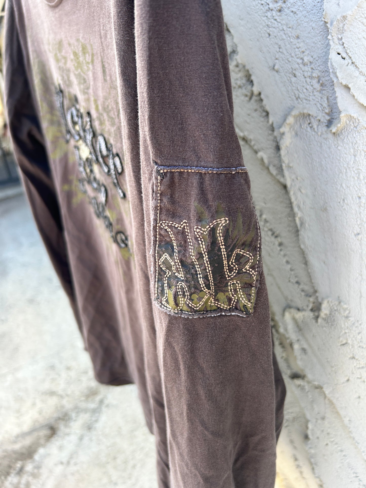 Y2K Meister Brown LS Shirt (L)