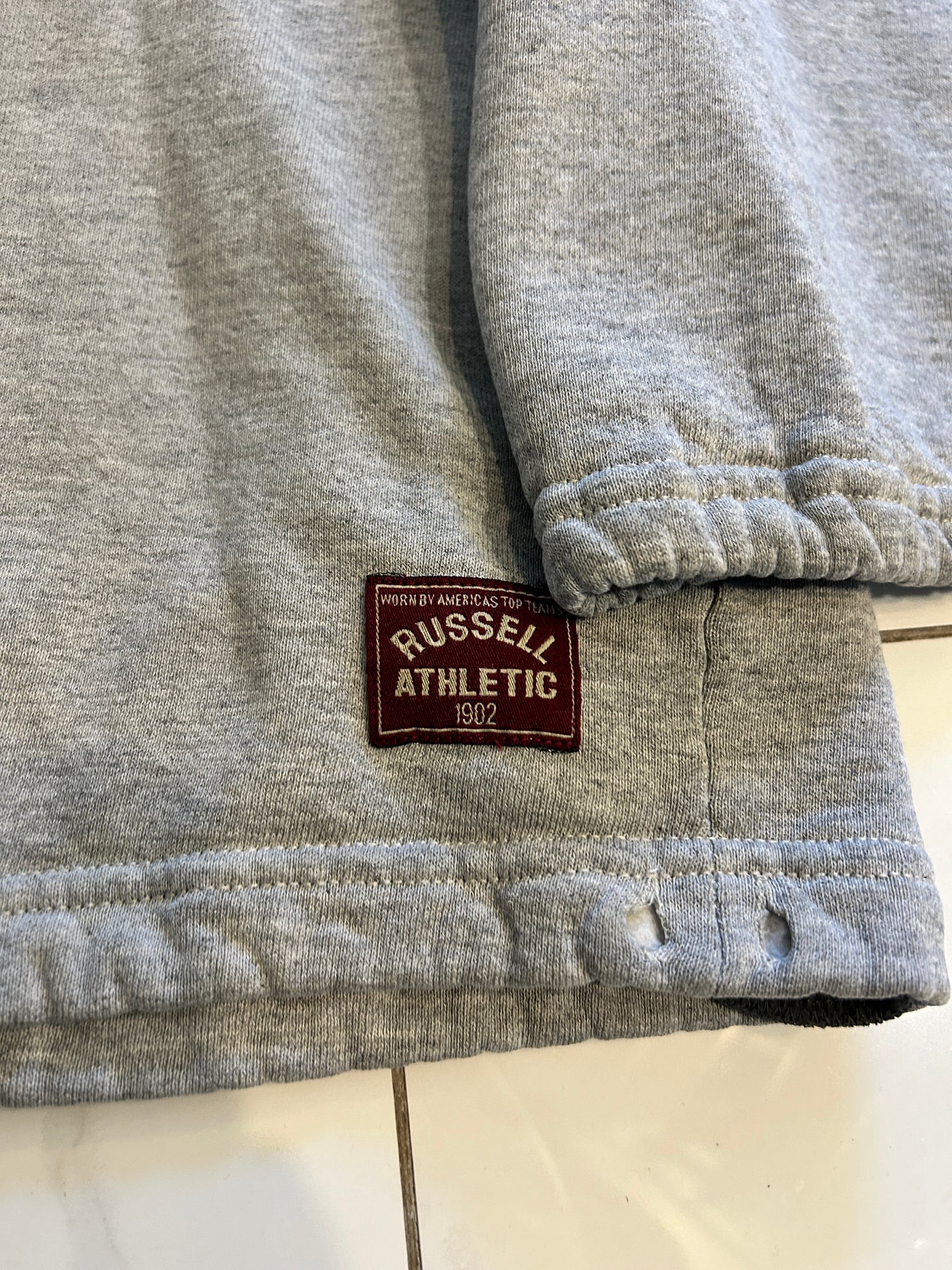 Vintage Grey Russell Quarter Zip (XL)