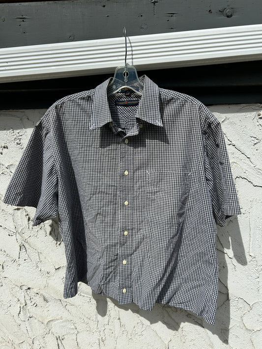 Vintage Cropped Tommy Hilfiger Button Up (L)