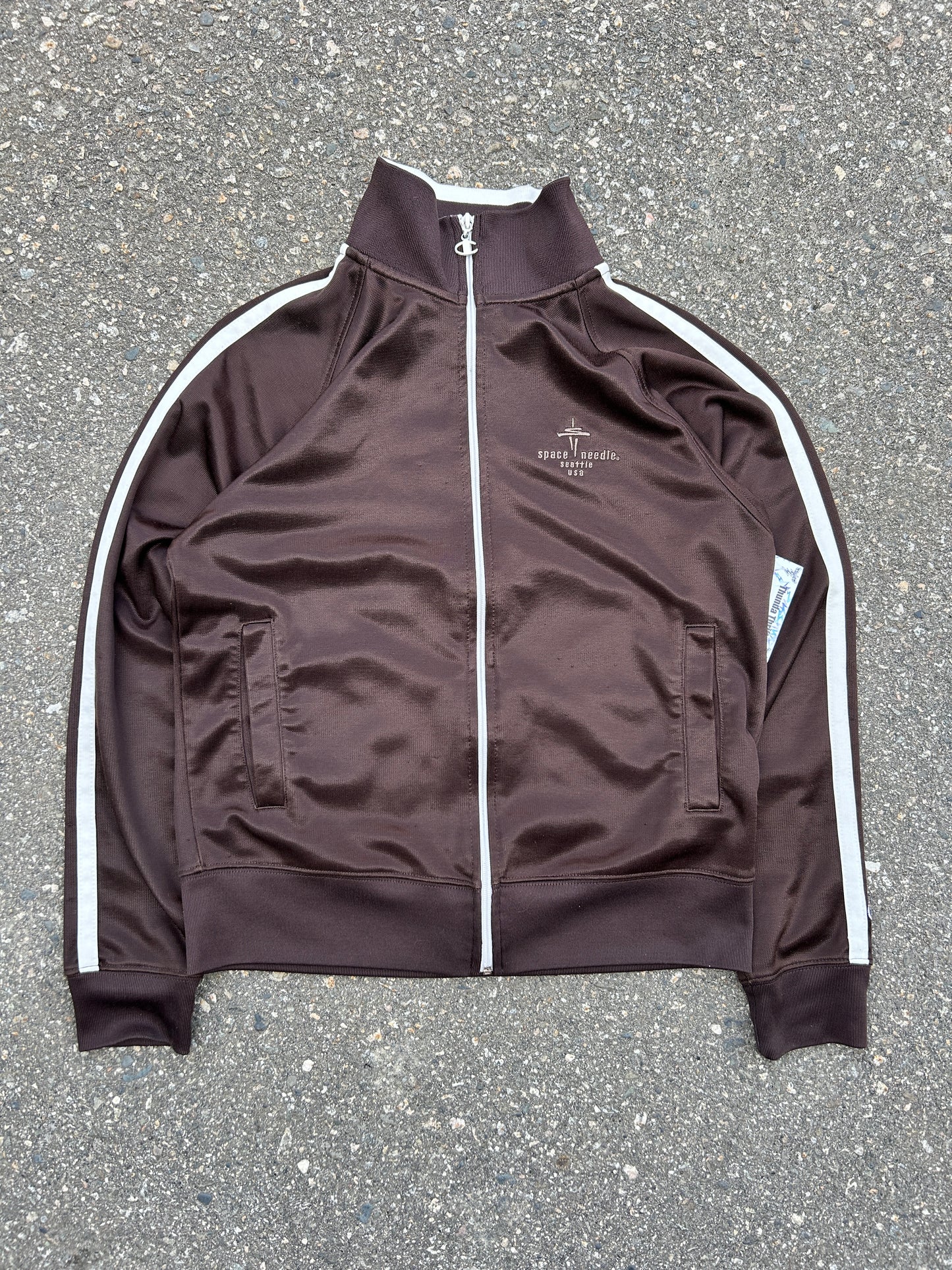 Vintage 90’s Seattle Space Needle Track Jacket (M)