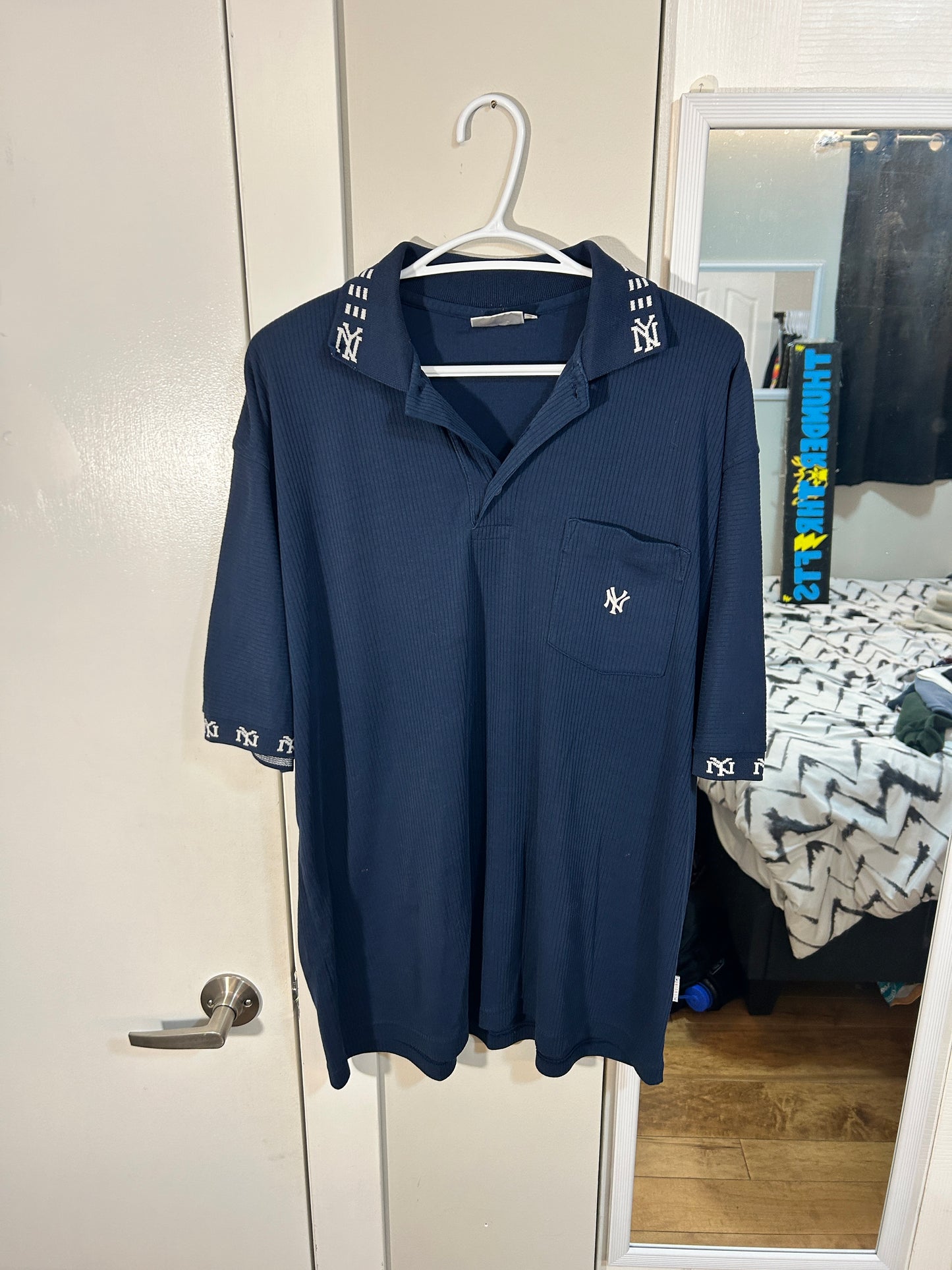 Vintage Yankees Polo Shirt (XL)