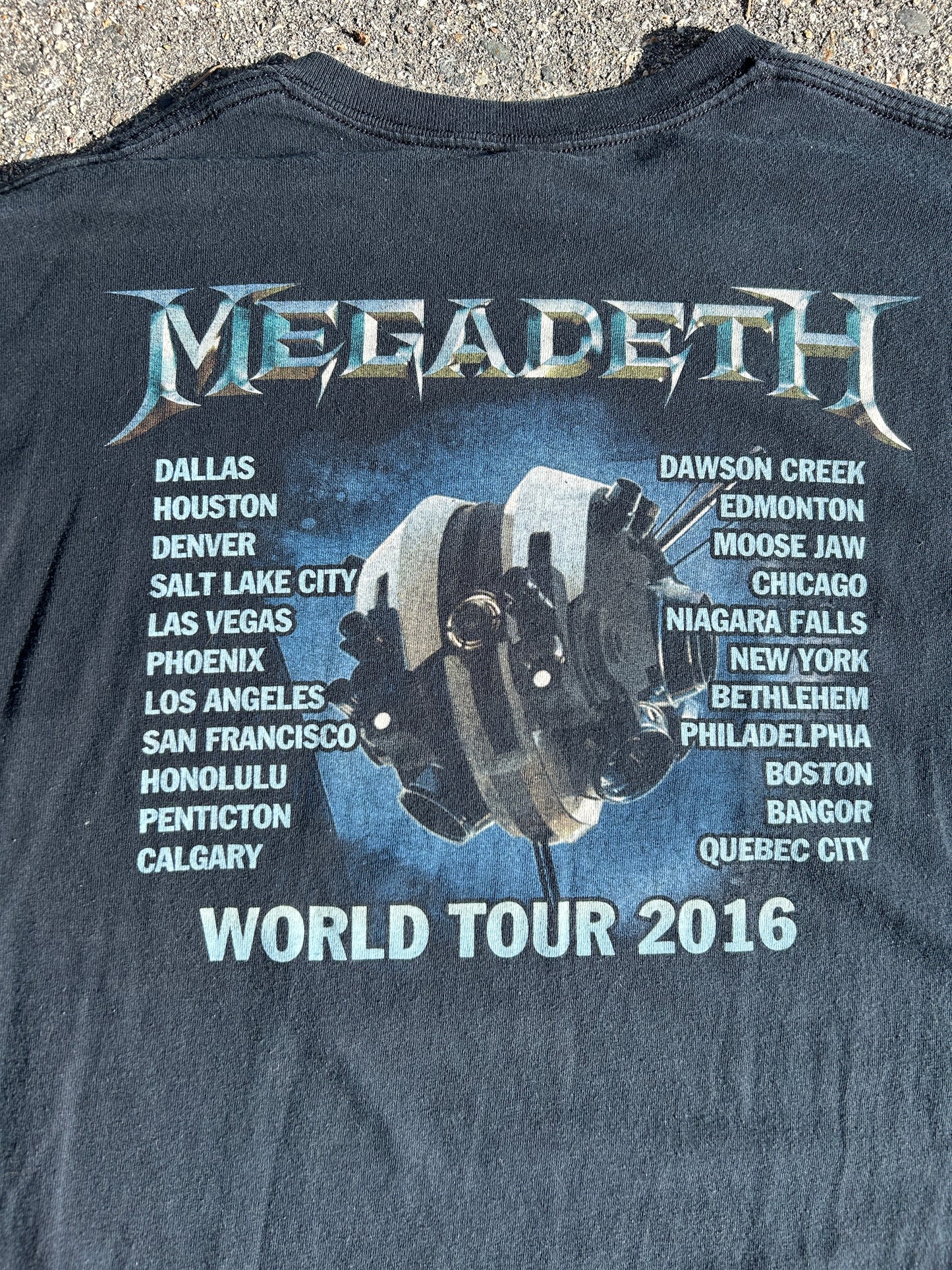 2016 Megadeth Tour Tee (L)