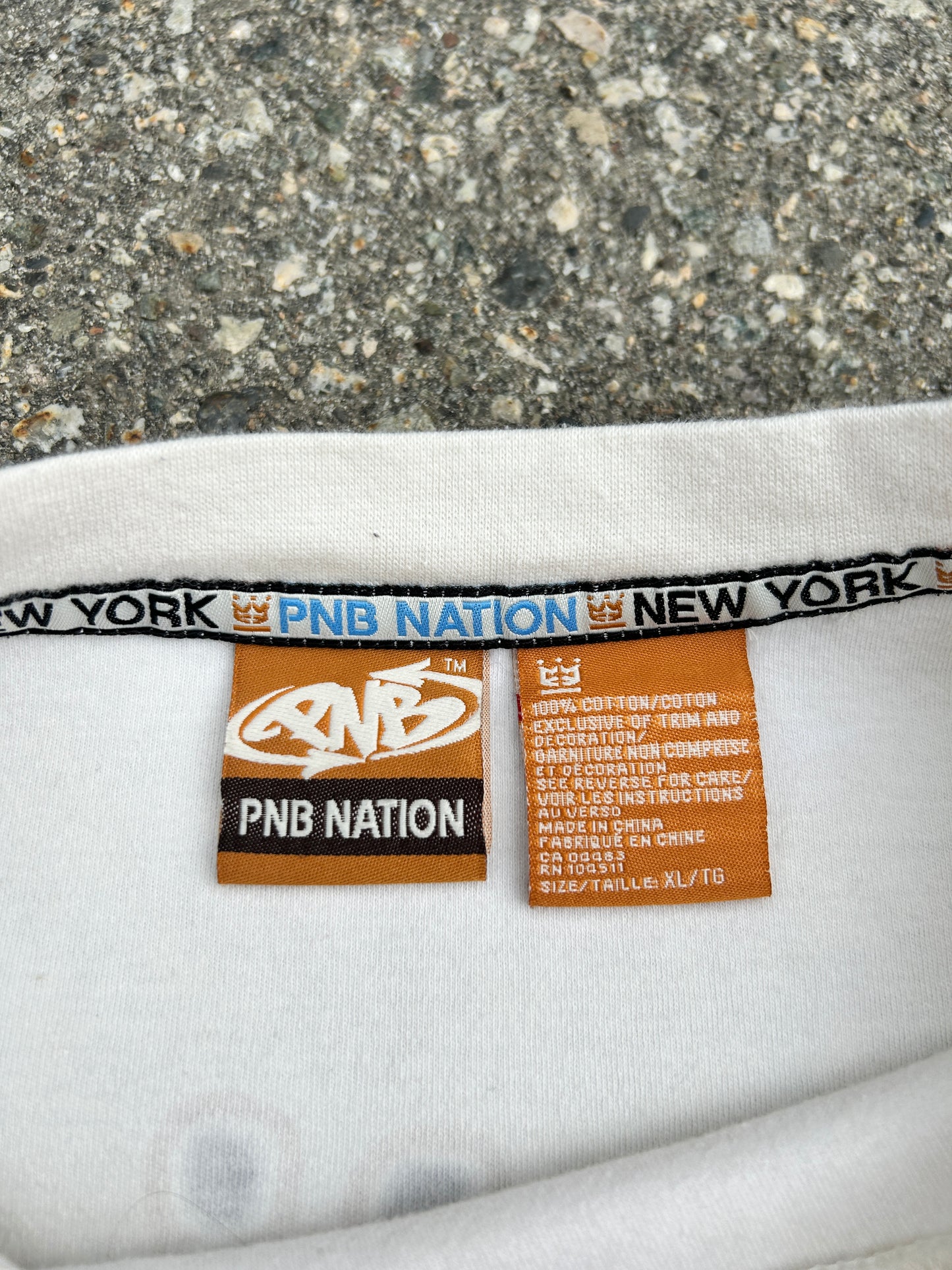 Y2K PNB Nation Boxy Heavyweight HipHop Tee (XL)