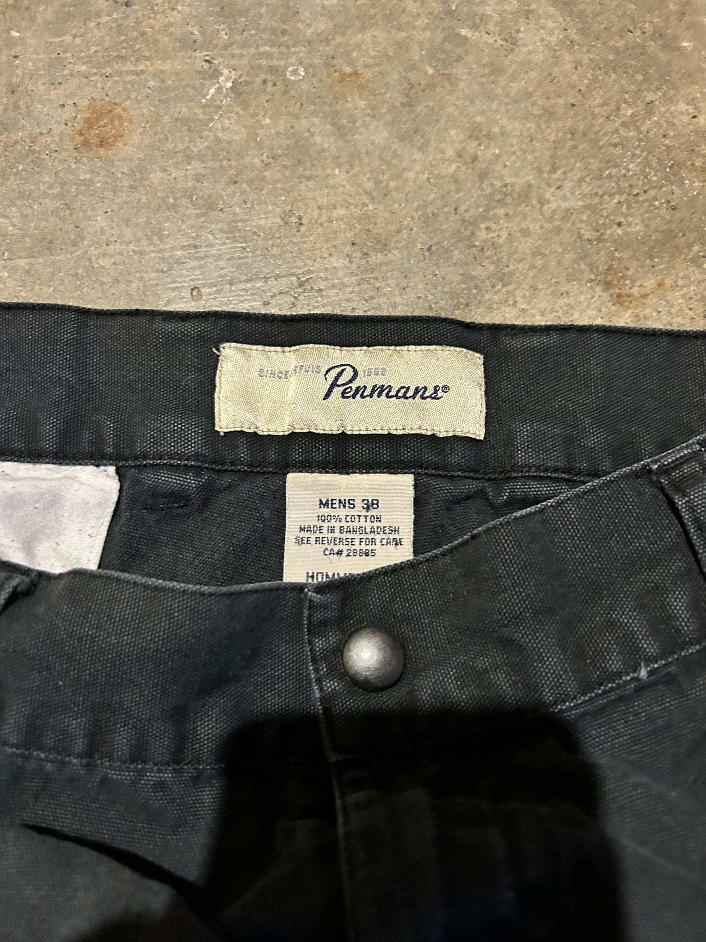 Vintage Penman’s Black Jorts (38W)