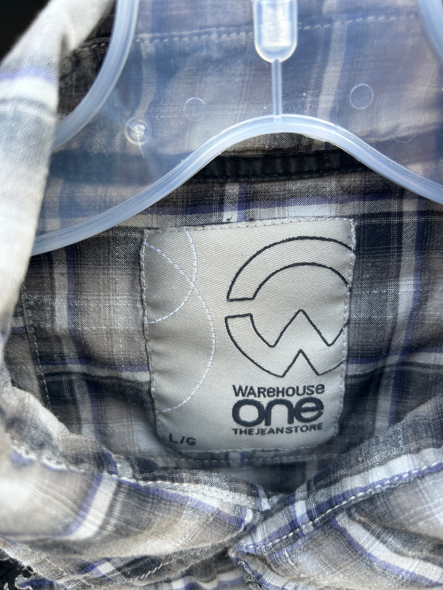 Y2K Warehouse One Graphic Button Up (L)