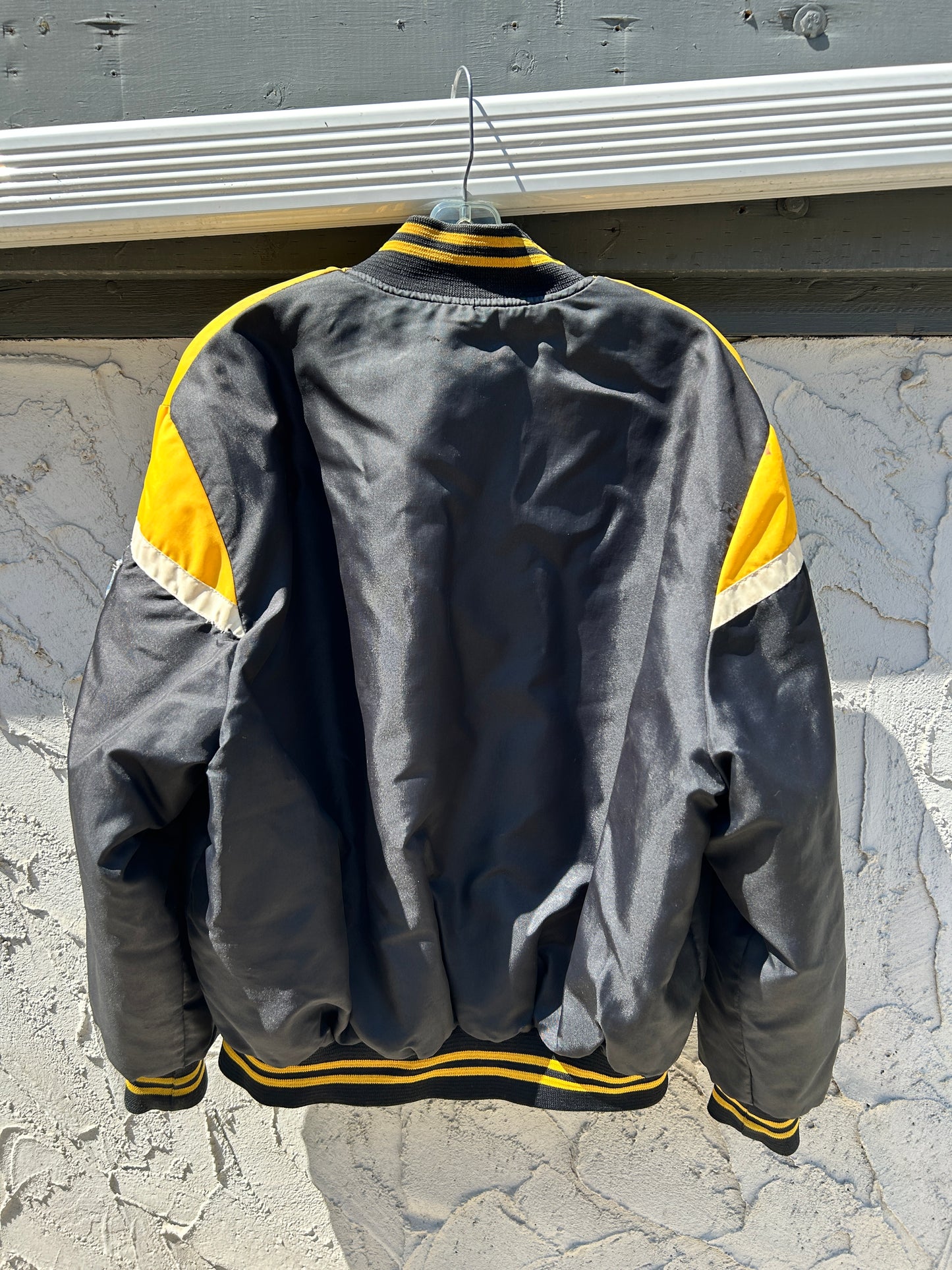 Vintage 80’s Pittsburgh Steelers NFL Bomber Jacket (L)