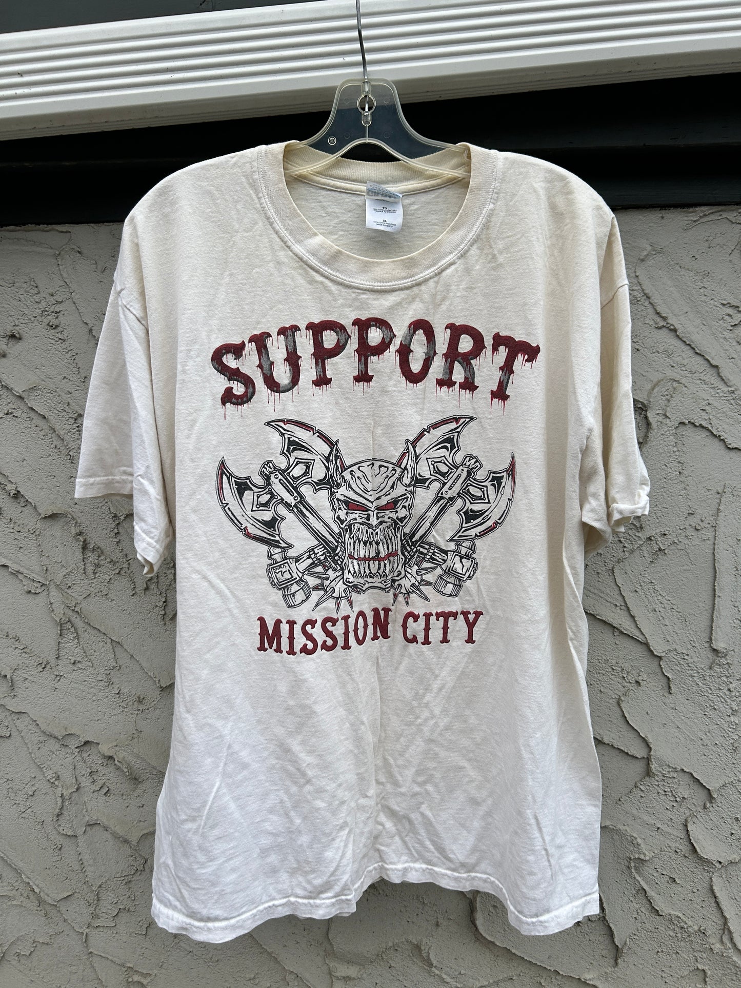 Vintage Support Mission City Biker Tee (XL)