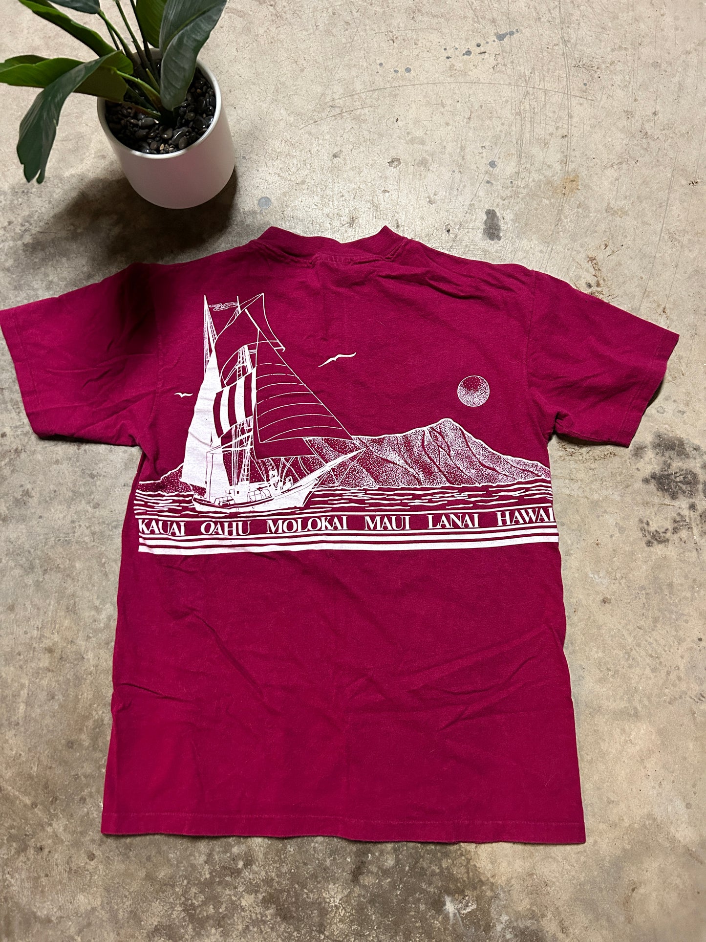 Vintage Hawaii Wrap Around Tee (L)