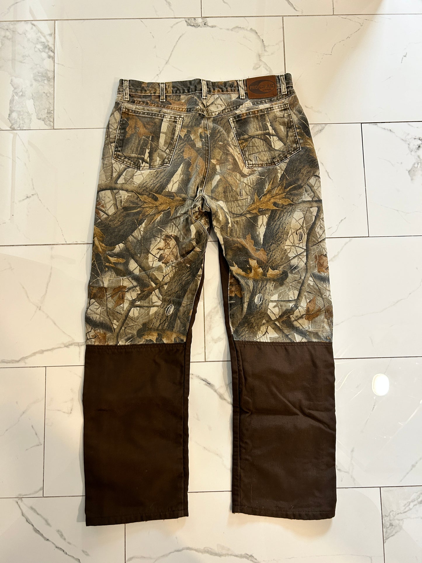 Wrangler Pro Gear Brown Camo Denim Pants (36x32)