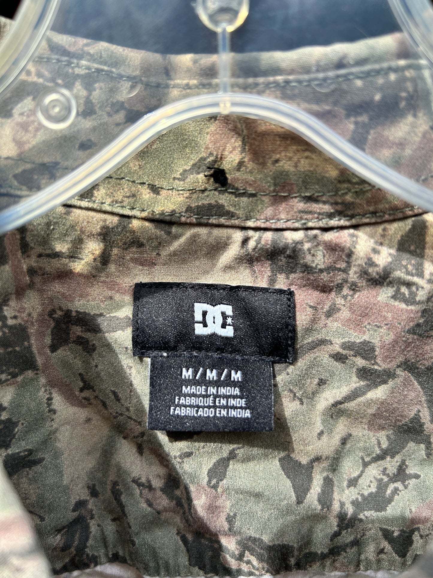 Y2K Camo DC Button Up (M)