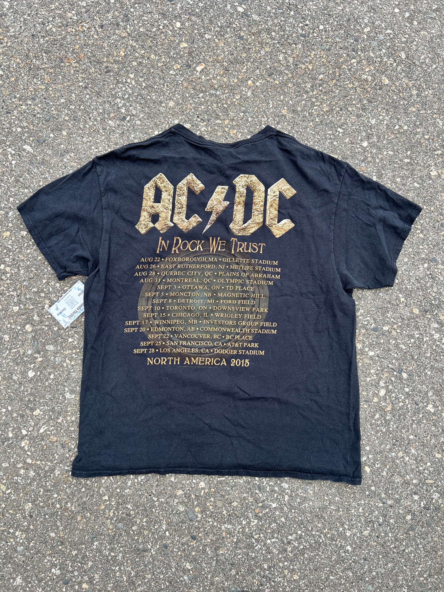 2015 AC/DC Rock or Bust Tour Tee (XL)