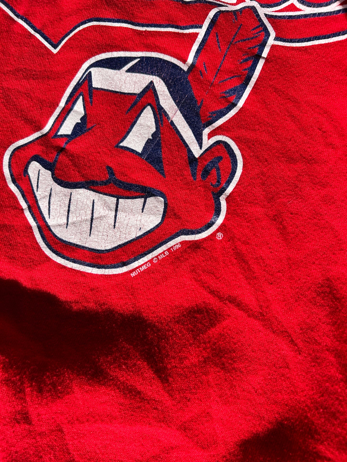 Vintage 1991 Cleveland Indians Red Crewneck (XL)