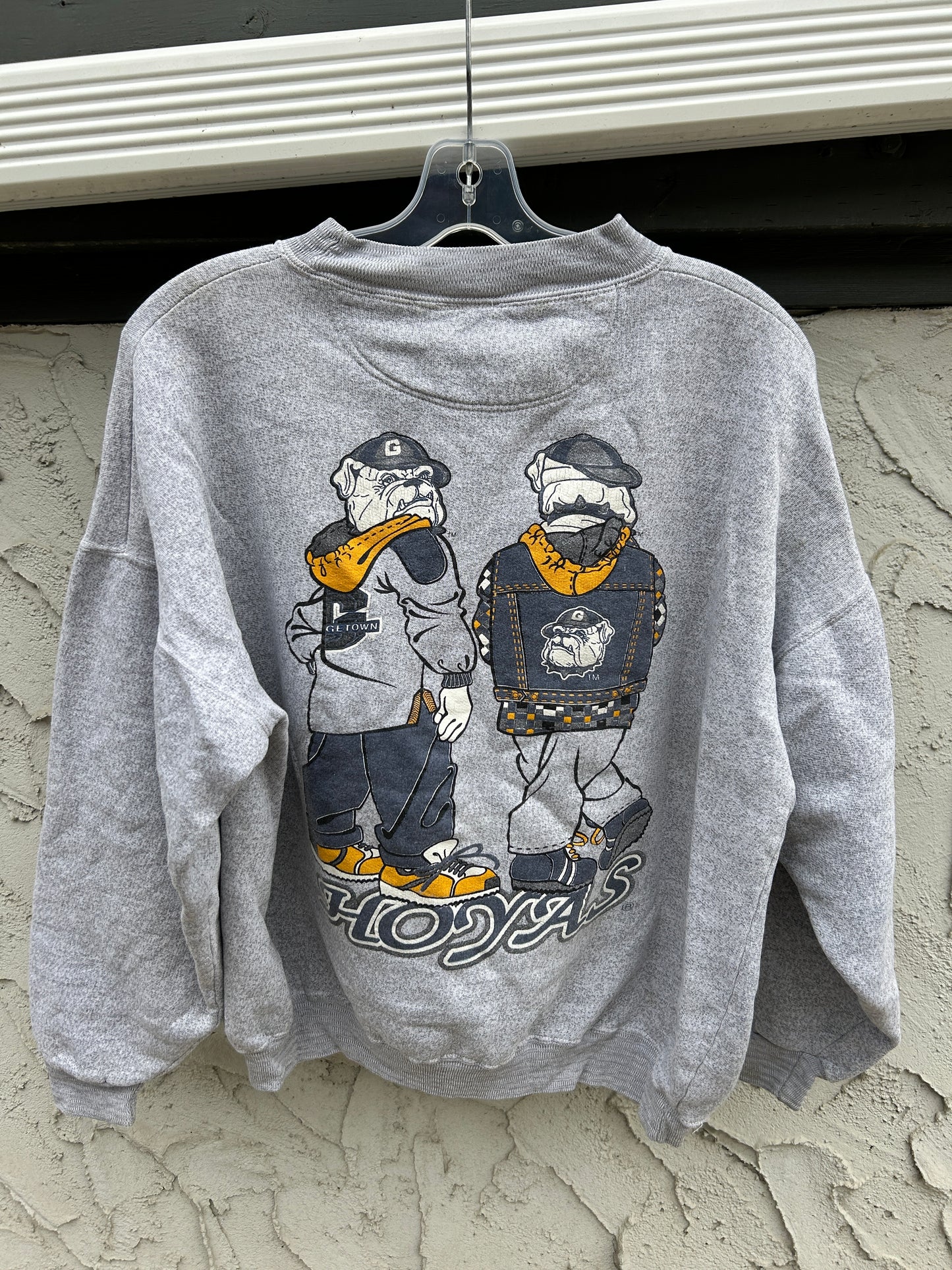 Vintage Georgetown Hoyas Double Sided Crewneck (L)