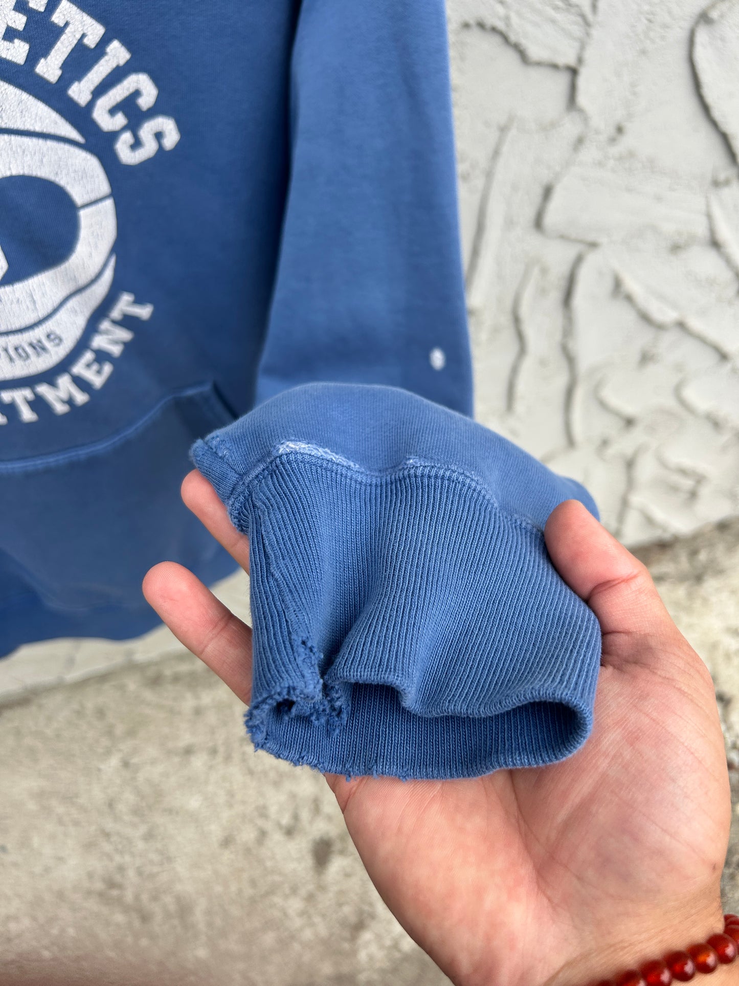 Vintage Light Blue Roots Athletic Hoodie (XL)