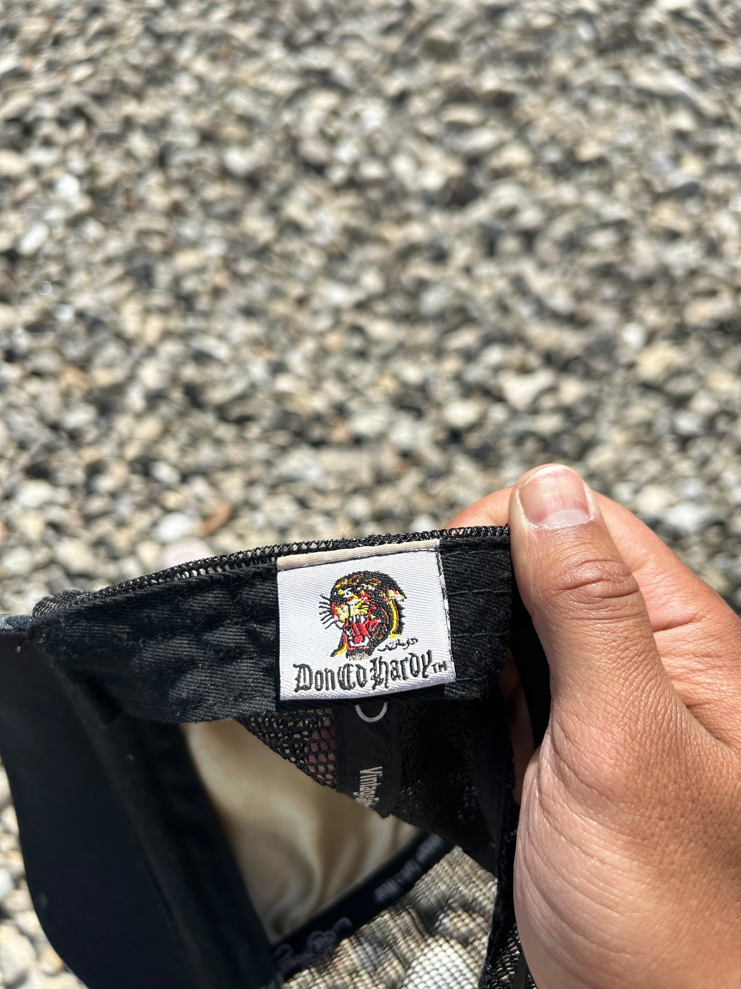 Jewelled Don Ed Hardy Tiger Trucker Hat