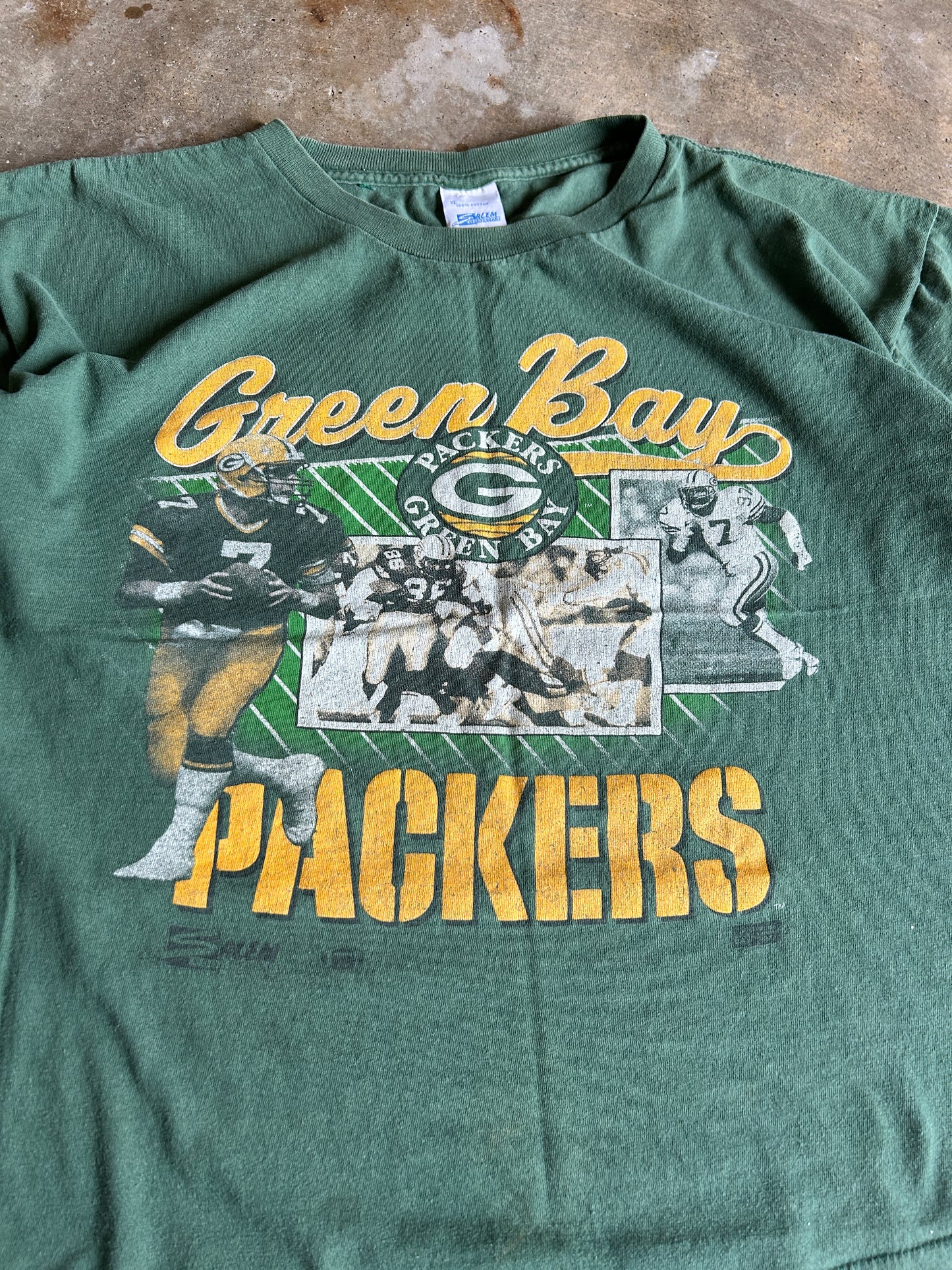 Vintage Boxy Salem Sports Green Bay Packers Tee (XL)
