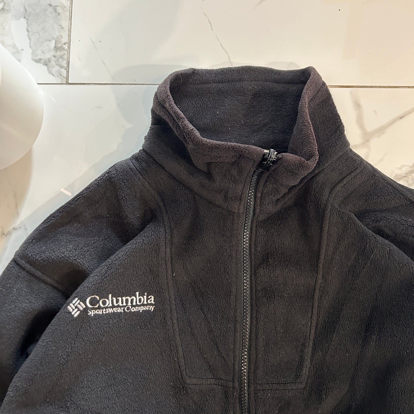 Vintage Black Columbia Fleece (M)